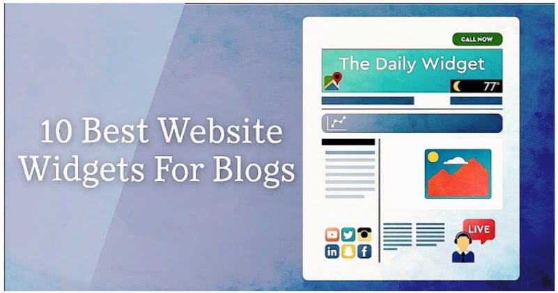 10 Best Website Widgets For Blogs