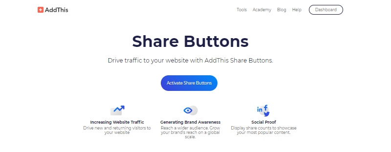 AddThis best blogging widget to add buttons