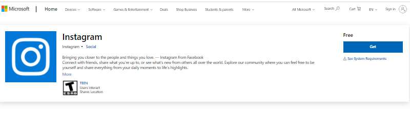 Instagram Best Windows 10 Apps